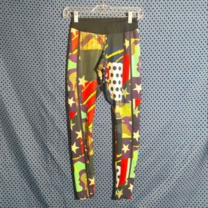 Reebok CrossFit - Women's multicolored mixup graphic athletic leggings. Size- XS